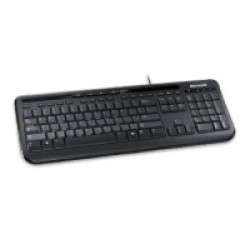 Teclado Microsoft 600 Alámbrico USB Estandar Negro