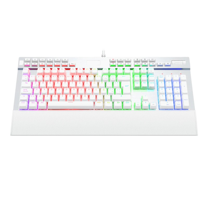 Teclado Mecánico Redragon Yama White