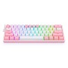 Teclado Mecánico Redragon Fizz Pro White/Pink