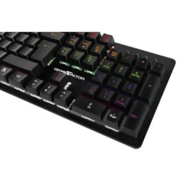 Teclado Mecanico GAMEFACTOR KBG400, RGB, Switch Outemo Rojo, anti ghosting