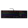 Teclado Mecanico GAMEFACTOR KBG400, RGB, Switch Outemo Azul, Cable Nylon, anti ghosting