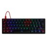 Teclado Mecanico Game Factor KBG560, USB 1.5 m, RGB, switch Gateron Rojo, teclas Negro y Rojo, KBG560-RD