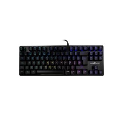 Teclado Mecanico Game Factor KBG-500, TenKeyless, switch azul, Iluminacion RGB, Anti-Ghosting