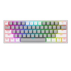 Teclado Mecánico  Redragon Fizz Pro Gray/White