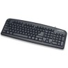 Teclado Manhattan Teclado Estandar Alambrico, Conexion USB, Color Negro, Cable de 1.2 m
