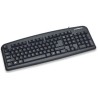 Teclado Manhattan Teclado Estandar Alambrico, Conexion USB, Color Negro, Cable de 1.2 m