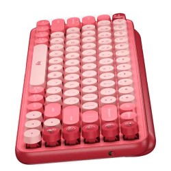 Teclado Logitech Pop Keys Inalámbrico Rosa