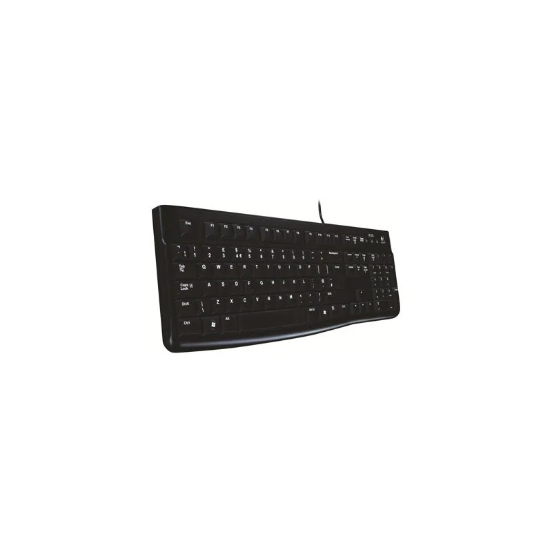 Teclado Logitech K120 USB, Alambrico, Color Negro
