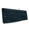 Teclado Logitech K120 USB, Alambrico, Color Negro