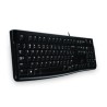 Teclado Logitech K120 USB, Alambrico, Color Negro