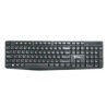 Teclado Inalambrico Stylos STPTEC4B, 106 teclas, Multimedia, Receptor 2.4GHZ, Negro