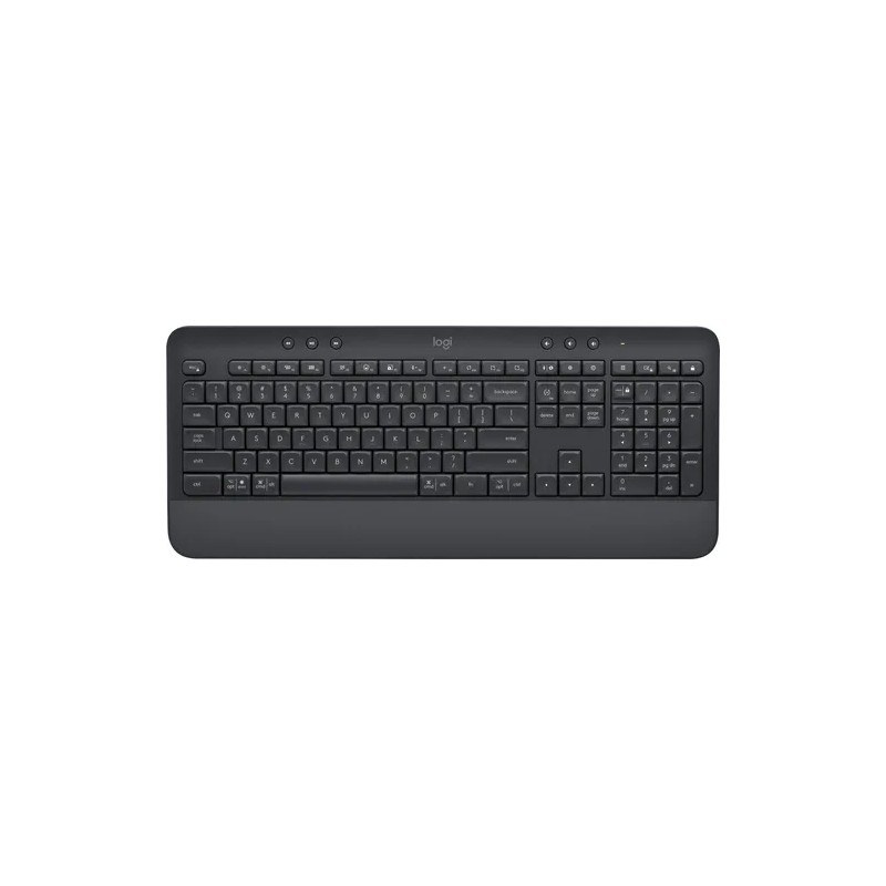 Teclado Inalambrico Logitech Signature K650 Espanol, Receptor USB tipo A 10m, 118 Teclas, Teclado numerico, Color Blanco