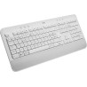 Teclado Inalambrico Logitech Signature K650 Espanol, Receptor USB tipo A 10m, 118 Teclas, Teclado numerico, Color Blanco