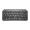 Teclado Inalambrico Logitech MX Keys Mini, Bluetooth, Recargable, Retroiluminado, Color Grafito