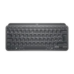 Teclado Inalambrico Logitech MX Keys Mini, Bluetooth, Recargable, Retroiluminado, Color Grafito