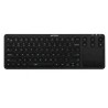 Teclado inalambrico con Touchpad Acteck AX30, receptor USB, 2 baterias AAA, Negro
