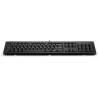 Teclado HP Teclado 125 con cable Conexion USB, Color Negro
