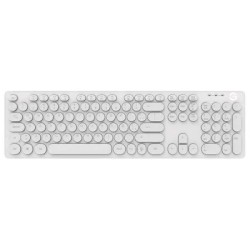 Teclado Getttech GT i-28201 Alámbrico USB Blanco (Español)