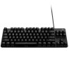 Teclado Gaming Mecanico Logitech G413 TKL SE, Iluminacion Led Blanco, Aluminio, color Negro, Usb 2.0, Negro