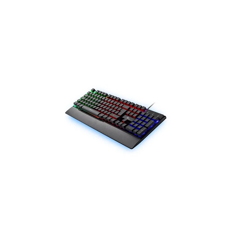 Teclado Gamer Xtech Armiger RGB Alámbrico Negro (Español)