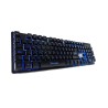 Teclado Gamer Vorago KB-502, USB, RGB, AntiGhosting, Negro, 12 Teclas multimedia, base metalica, Cable hilado