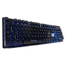 Teclado Gamer Vorago KB-502, USB, RGB, AntiGhosting, Negro, 12 Teclas multimedia, base metalica, Cable hilado