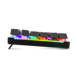 Teclado Gamer T-Dagger Naxos T-Tgk310 RGB Mecánico Switch Red Alámbrico Negro Español