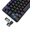 Teclado Gamer T-Dagger Bora Rainbow T-Tgk313 RGB Mecánico Switch Red Alámbrico Negro Español