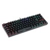 Teclado Gamer Redragon Mecanico Alámbrico Kumara Switch Rojo RGB Negro