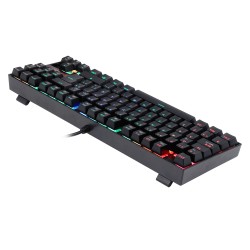 Teclado Gamer Redragon Mecanico Alámbrico Kumara Switch Rojo RGB Negro