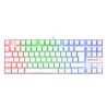Teclado Gamer Redragon Kumara K552W RGB Mecánico Switch Red Alámbrico Blanco (Español)