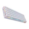 Teclado Gamer Redragon Draconic K530 RGB Mecanico Switch Redragon Brown Inalámbrico Blanco (Inglés)