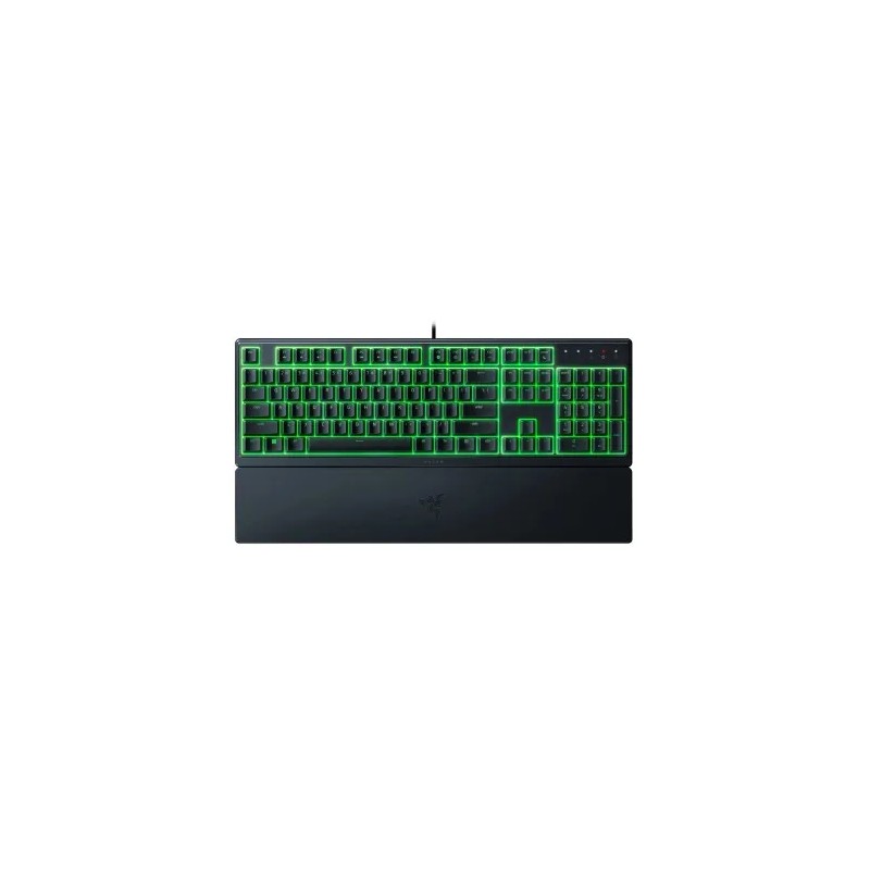 Teclado Gamer Razer Ornata V3X RGB Switch Qwerty Green Alámbrico Inglés Negro