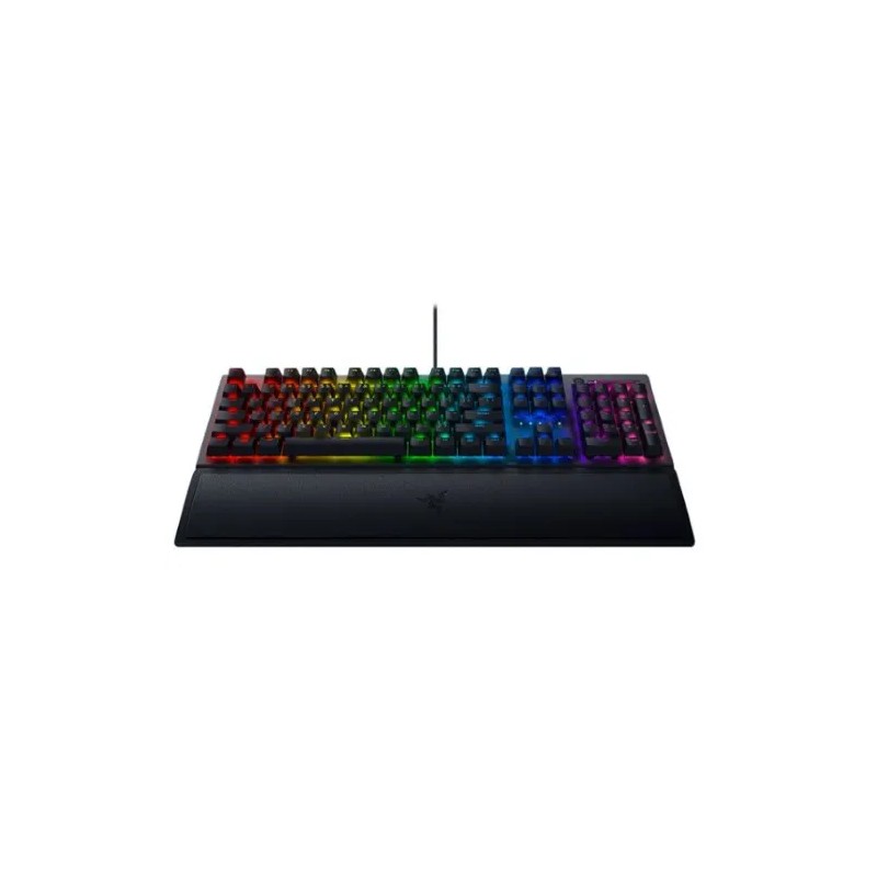 Teclado Gamer Razer BlackWidow V3 RGB Teclado Mecánico Switch Yellow Alámbrico Inglés Negro