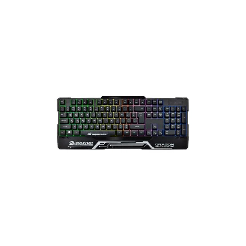 Teclado Gamer Nextep Dragon XT RGB Alámbrico USB Negro