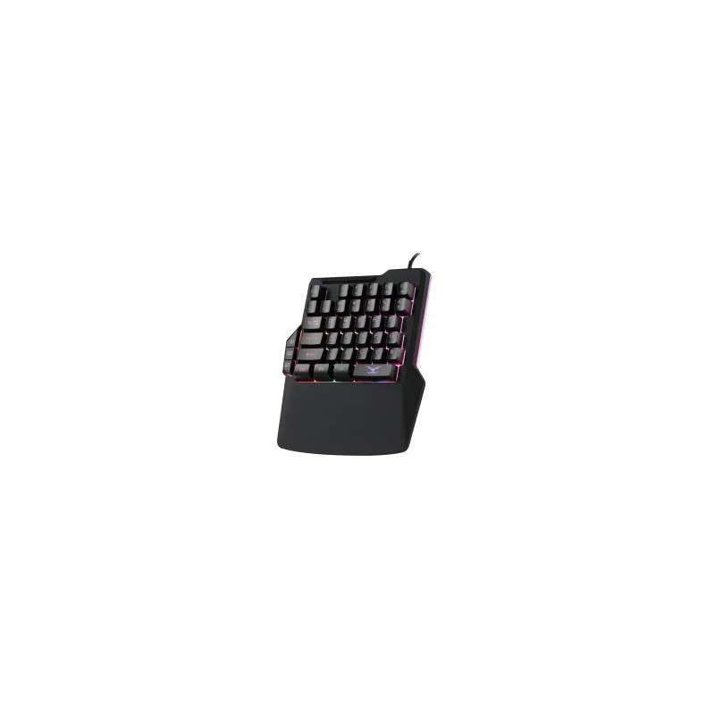 Teclado Gamer Naceb Atheris Alámbrico USB Retroiluminado RGB Negro