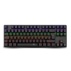 Teclado Gamer Mecánico Bora T-TGK313 Rainbow T-Dagger Blue Switch