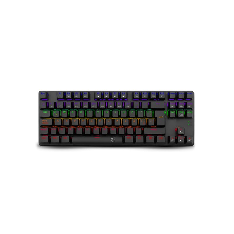 Teclado Gamer Mecánico Bora T-TGK313 Rainbow T-Dagger Blue Switch