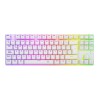Teclado Gamer Mecánico Blanco Bora White T-TGK315 T-Dagger Red Switch