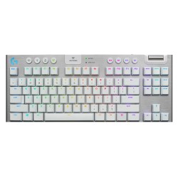 Teclado Gamer Logitech G915 Tkl Lightspeed Wireless RGB Blanco