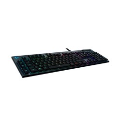 Teclado Gamer Logitech G815 Carbon RGB Alámbrico USB Mecanico Gl Tactil Negro