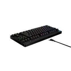Teclado Gamer Logitech G Pro Alámbrico RGB Mecanico Negro