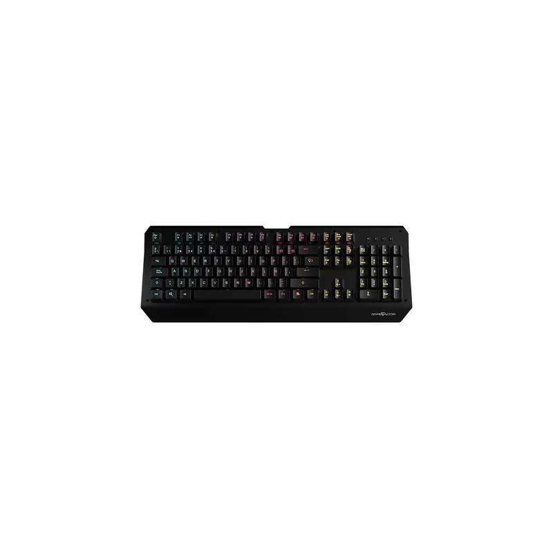 Teclado Gamer Game Factor Kbg601 Optical Alámbrico USB Mecanico Negro