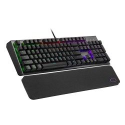 Teclado Gamer Cooler Master Ck550 V2 RGB Mecanico Switch Blue Alámbrico Negro (Inglés)