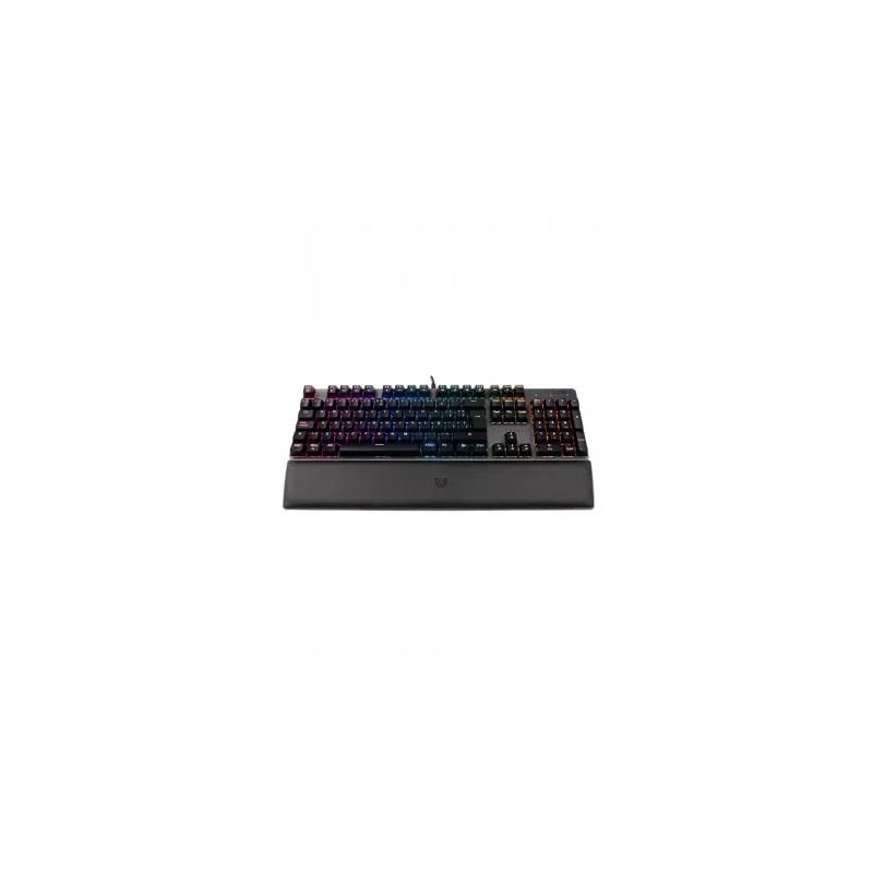 Teclado Gamer Balam Rush Dominate Kg980 RGB Switch Blue Alámbrico Español Negro