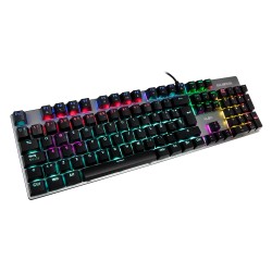 Teclado Gamer Balam Rush Br-929653 RGB Alámbrico Plata, Negro (Espanol)