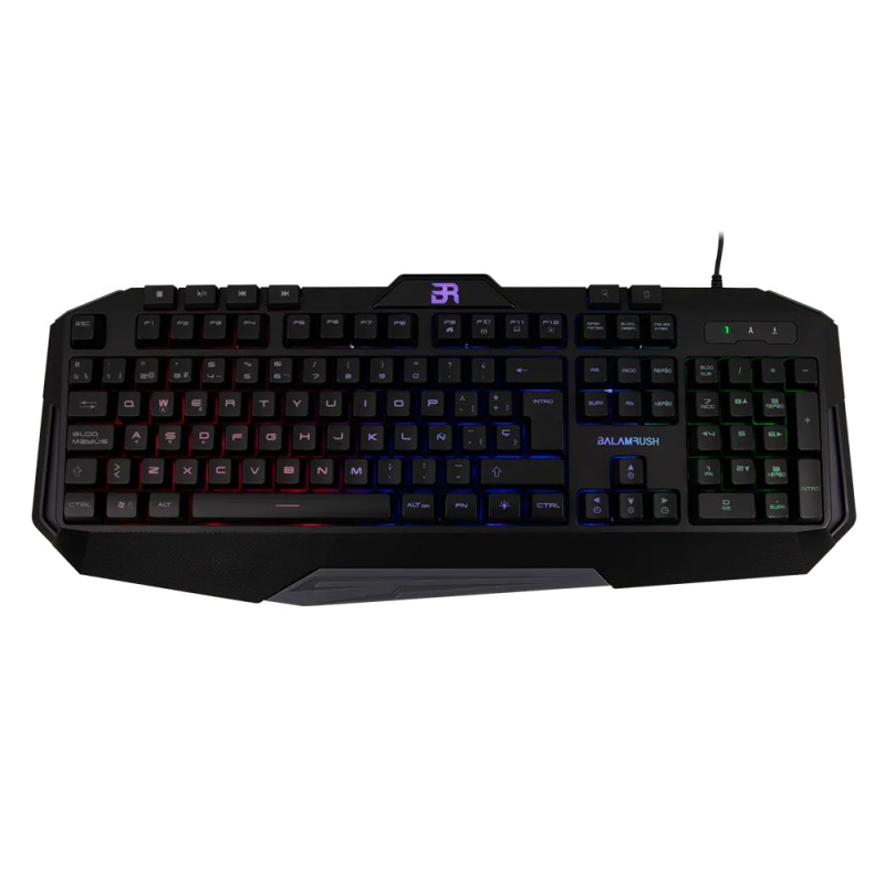 Teclado Gamer Balam Rush Br-929639 RGB Alámbrico Negro (Español)