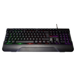 Teclado Gamer Balam Rush Apolo RGB Alámbrico Negro (Español)