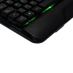 Teclado Gamer Balam Rush Apolo RGB Alámbrico Negro (Español)