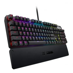 Teclado Gamer Asus Tuf Gaming K3 RGB Mecanico Alámbrico Negro